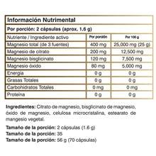 MuscleMeds Citrato de Magnesio Golden Max Sports 70 Cápsulas - 70 Cápsulas - Ver 4