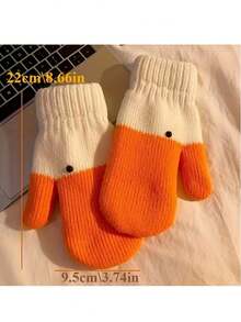 1 Par de Luvas de Malha Quentes de Inverno para Homens, com Dupla Camada e Pontas dos Dedos Compatíveis com Tela de Toque, para Festas, Direção, Corrida, Jogos de Celular e Atividades Diárias, Acessórios de Halloween, Luvas de Inverno, Luvas de Neve