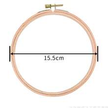 Embroidery Hoop - Wooden Sewing Frame, Dreamcatcher, Handmade DIY Craft Tool, Round Needlework Rings For Embroidery And Cross Stitch - Beige - View 10