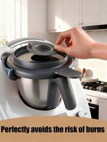 1个防溅盖，适用于Thermomix和Monsieur Cuisine，可防止在搅拌、烹饪或煎炸过程中液体、油脂溅出锅外。兼容TM6/TM5/TM31/MCst/McTrend/McConnect、Thermomix配件和Monsieur Cuisine配件。 - 彩色 - 查看 4
