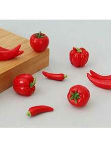 5/10/20/30/50/100 piezas Mini decoración realista de verduras, juguetes de alimentos de simulación en miniatura para paisaje, accesorios de decoración de casa de muñecas DIY, adornos de verduras en miniatura para supermercado, juegos de alimentos, props de fotografía de microescena - Multicolor - Ver 12