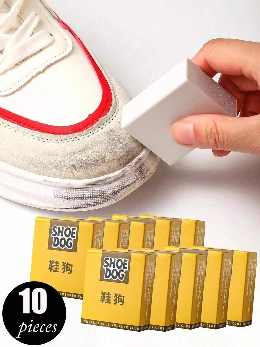 1/5块绒面橡胶橡皮擦，用于清洁鞋子，去除漆皮或网面运动鞋上的污渍，干洗 - 彩色 - 查看 1