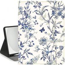 Case For IPad (A16) 11th Generation 11 Inch 2025, IPad 10th Generation Case 10.9 Inch 2022 Kickstand Auto Sleep Cover With Pencil Holder & Pocket, Blue Vintage Floral,BlueVintageFloral - 藍色復古花卉 - 查看 1