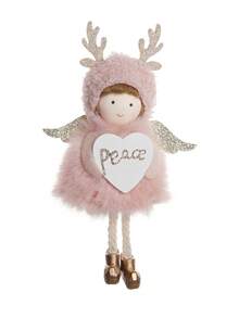 1 pieza Decoración del Día de San Valentín Colgante, Muñeca de ángel linda decoraciones del Día de San Valentín Decoración exquisita para el hogar Accesorios de decoración de fiesta Decoración del árbol de Navidad, Regalo romántico, Decoración del hogar, Decoración del Día de San Valentín