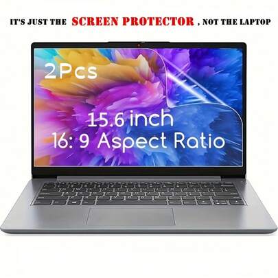 2Pcs 15.6-Inch Laptop Anti-Glare Screen Shield, Designed For Notebook Computers From HP, With A 16:9 Display Ratio(Length:345mm; Width:194mm)