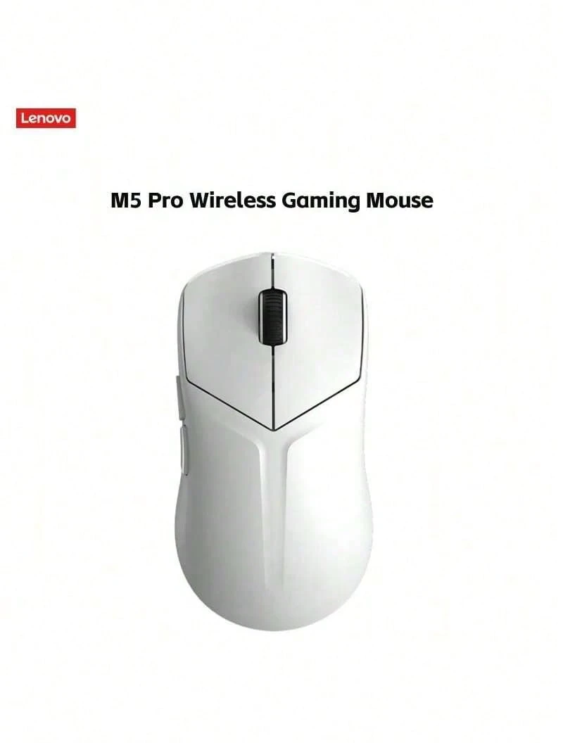 Chuột chơi game Lenovo Legion M6X Pro Tri-Mode: Nhẹ chỉ 53g, có cảm biến PAW3395 có độ chính xác cao, độ trễ thấp 2,4GHz và thời lượng pin dài – một công cụ mạnh mẽ để leo hạng trong trò chơi. - trắng - Xem 1