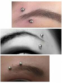 1/6pcs Shiny Crystal Ball Eyebrow Ring, Tongue Ring, Earring, Lip Ring 16G Stainless Steel 6mm 8mm 10mm 12mm 14mm 16mm Body Piercing Jewelry, Suitable For Daily Wear - Coated Drill Ball - View 9