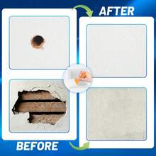 1/5pcs Drywall Repair Aluminum Wall Repair Patch, Fiber Mesh Over Galvanized Plate, Dry Wall Hole Repair Patch Metal Patch With Extended Self-Adhesive Mesh - Multicolor - View 3