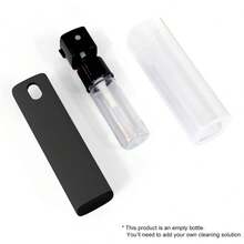 Mini sticlă cu spray pentru curățarea ecranului, soluție de curățare a ecranului auto, îndepărtează amprentele, potrivită pentru smartphone-uri, tablete, laptopuri, afișaje auto, ecrane tactile, soluție de curățare cu spray 3 în 1, lavetă din microfibră și husă de protecție (soluția de curățare nu este inclusă)