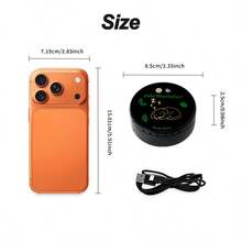 2025升级版第二代智能空气净化器，USB便携式电子除臭器。可有效去除宠物活动区域、室内空间、汽车、浴室、厨房和衣柜的异味。小巧的空气清新剂可快速去除尿液和粪便的异味。USB接口供电，是猫狗主人的理想之选。 - 黑色 - 查看 6