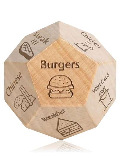 Food Dice Couples Gift, Suitable For Valentine's Day, Anniversary, Birthday, Christmas Gift For Boyfriend/Girlfriend (Excluding Packaging Box)