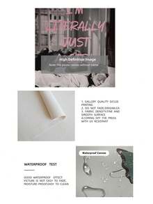 1/3件套无框三联Y2K时尚艺术印刷品，黑白画廊墙套装，包含冲浪板和“Ciao！”字样，阿马尔菲海岸风格极简海报，多巴胺宿舍装饰，美学房间装饰，卧室墙画 - 彩色 - 查看 9