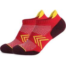 Entrenador Calcetines Para Correr Mujer Tobillo Deportes Acolchado Transpirable Corte Bajo Atlético Ciclismo Senderismo Mujeres Hombres - Azul S - Ver 1