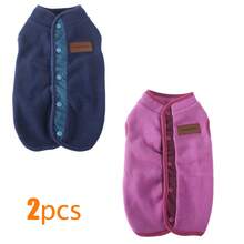 Comfortable Fleece Dog Vest Jacket Set, Warm Pet Clothes For Winter, Suitable For Small Dogs Especially Short-Legged Breeds Like French Bulldog, Puppy Outfit For Cold Season. Small Dog Winter Coat, Fleece Dog Jacket, Warm Puppy Vest, Dog Clothes For Cold Weather, French Bulldog Winter Outfit, Short-Legged Dog Set, Puppy Winter Outfit, Pet Fleece Set, Button-Up Dog Vest, Versatile Dog Jacket For Indoor And Outdoor Wear. - Navy Blue - View 20