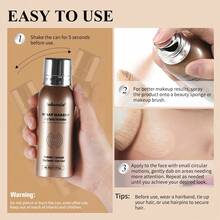 Lakerain Matte Finish Foundation Spray, Natural, Lightweight, Breathable, Waterproof, Long-Lasting, Hydrating, Smooth Makeup Base - Nhiều màu - Xem 9