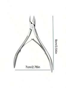 1把不锈钢银色死皮钳 - 可修剪手脚死皮/刺，剪指甲，专业角质层修剪器，经久耐用，防锈，是美甲/足疗的理想之选，适合家庭/美甲沙龙使用。