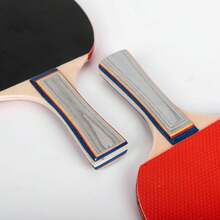 2支装专业高弹乒乓球拍，室内/室外训练套装，包含2支乒乓球拍、球拍包和3个乒乓球 - 彩色 - 查看 5