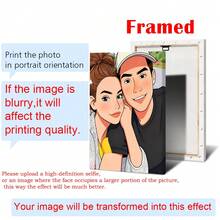 Personalized Customization, Cartoon And Anime Effect Transformation, Portrait Comic Poster Decoration, Couple Photos, Family Photos, Hand-Drawn Poster Printing, Canvas Printing, Indoor Living Room And Bedroom Decoration, Optional Frames, Gifts For Giving