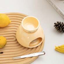 1pc Ceramic Standalone Chocolate Melting Pot, Suitable For Melting Cheese, Chocolate, Butter And Caramel. Ideal For Date Night, Birthday, Wedding And Christmas Celebrations. Also Great For Small Hot Pot, Baking And DIY Cooking Projects, Meets Various Cooking Needs. - Multicolor - View 8