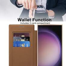 Ốp lưng điện thoại dạng ví kim cương sang trọng tương thích với Samsung Galaxy S25ultra S24ultra S23ultra S22ultra S25Edge S24 + A15 A16 S23 Plus A16 A56 A17 A07 Tương thích với iPhone 17 16 15 14 13 12 Promax 16E 17Air 17 Pro - Tương thích với sạc không dây từ tính, khe cắm thẻ Bao da PU lật có lớp mạ toàn thân trong suốt bảo vệ chống sốc Mặt sau - Vàng - Xem 6