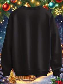 2026 Year Of The Horse Chinese New Year Sweatshirt Golden Horse Design Lunar New Year Gift For Men Women Unisex Hoodie Birthday Holiday Wear - 黑色 - 查看 2