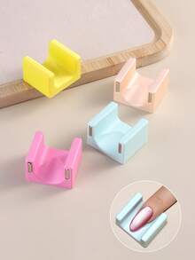 自动猫眼磁铁工具，超强猫眼磁铁，法式宽边侧光猫眼磁铁，适用于美甲沙龙和DIY美甲工具 - 彩色 - 查看 10