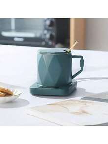 USB供电保温杯垫 - ABS材质，30°C电热饮料加热垫 - 让咖啡整个冬天都保持温暖 - 适合家庭和办公室使用 - 圣诞节、感恩节、情人节、父亲节和母亲节的完美礼物 - 仅支持保温功能，不支持加热功能。