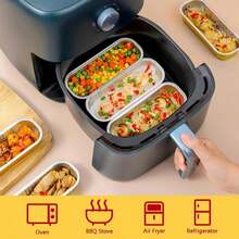 LNYZQUS Mini Baking Pans With Lids 50 Pack, 68oz Aluminum Foil Small Loaf Pans Tins Holders,Rectangle Baking Cups Muffin Tins,Disposable Ramekins Muffin Cups For Mini Cake Bread -Red - ColorE - 查看 5