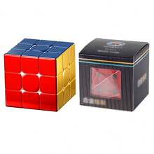 SENGSO Metal Speed Cube 2x2x2 3x3x3 Alloy Phantom Colour Stickerless Puzzle Professional Competition Cube Educational Toys - Multicolor - View 9