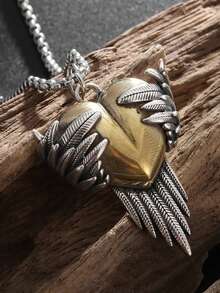 1件复古朋克圣母玛利亚吊坠项链，独特设计，男女情侣款，护身符饰品，日常佩戴及节日礼物 - 聖母瑪利亞吊墜 - 查看 1