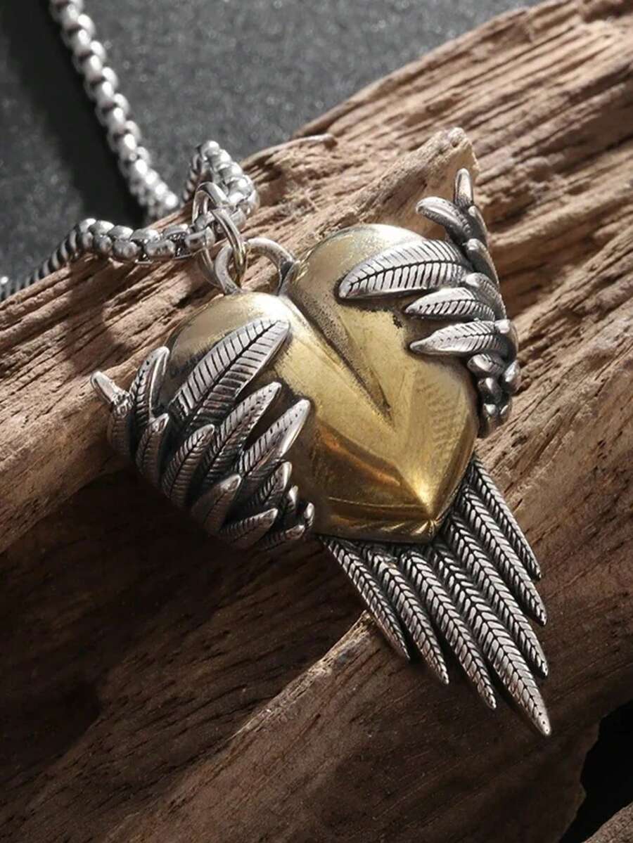 1件复古朋克圣母玛利亚吊坠项链，独特设计，男女情侣款，护身符饰品，日常佩戴及节日礼物 - 聖母瑪利亞吊墜 - 查看 1