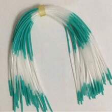 30个硅胶鱼线裙边，适用于旋转亮片、嗡嗡饵、蛙饵等，橡胶线，用于DIY路亚饵/鱼饵，颜色多样