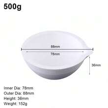 1 Pc 100-750g High Temperature Quartz Silica Melt Crucible Dish Bowl Pot Cast Gold Silver Metal Copper Jewelry Cast Container