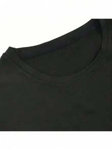 Easy Tiger Shirt, Di Tiger Boxy , Vintage Tigers Crop Top, Easy Tiger , Retro Tiger , Easy Tiger T-Shirtcotton220g High-Quality Pure Vintage Cotton T-Shirt Summer Outfits For Women Graphic Tees With Minimalist Printing, Soft And Breathable Fabric, Comfortable And Loose, Suitable For All Day Wear, Suitable For Office Casual Wear, Spring And Summer Daily Appearance, Elegant And Youthful Design-Unisex Summer Casual Vintage Cotton Printed T-Shirts For Couples - 黑色 - 查看 4