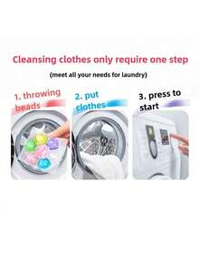 100 viên gel giặt 7 trong 1 (5 viên/gói), làm sạch mạnh mẽ, hạt tạo hương thơm, hạt làm sạch quần áo đa năng có mùi thơm, tẩy vết bẩn, hương thơm lâu dài, làm mềm quần áo, viên gel giặt tiện dụng, hương thơm lâu dài, đồ dùng giặt ủi, chăm sóc quần áo, đồ dùng vệ sinh, đồ dùng gia đình, giặt ủi du lịch khách sạn, chất tẩy rửa gia dụng, chất tẩy rửa nhà bếp, chất tẩy rửa sàn nhà, đồ dùng Giáng sinh - Nhiều màu - Xem 7