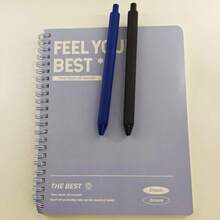 3pcs/Set Creative Large Capacity Thick Spiral Notebook Set, Cute & Personalized Accounting Book
