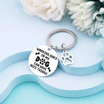 1 pieza Regalos de Mamá de Perro Navideño para Mujeres, Llavero de Perro, Regalo del Día de la Madre, Relleno de Calcetín de Navidad para Mujeres 2025, Regalos para Amantes de los Perros para Mamá, Relleno de Calcetín de Navidad para Mamá