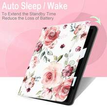 Case For IPad (A16) 11th Generation 11 Inch 2025, IPad 10th Generation Case 10.9 Inch 2022 Flip Stand Auto Sleep Cover With Pencil Holder & Pocket, Rose,Rose - 玫瑰 - 查看 5