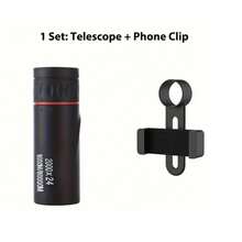 8x Compact High Power Monocular Telescope, Portable Monocular Design, Suitable For Hiking, Birdwatching, Stargazing And Outdoor Adventure