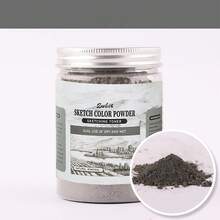 1P Piece Of Charcoal Powder Sketch Willow Charcoal Powder, Quick Spread Powder,Art Students And Art Exam Sketching Charcoal Powder,Lightweight And Multifunctional Art Supplies,Exclusively For Art Students And Art Exam Sketching