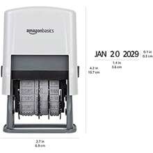 Basics - Sello de fecha autoentintable - Fecha - Ver 5