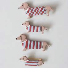 1个可爱腊肠犬造型聚合物粘土模具，高精度切割器 - 用于手工制作聚合物粘土耳环和吊坠 - 彩色 - 查看 7