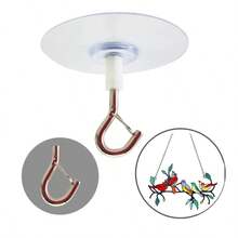 2/5/10pcs No Drill Easy Install Holiday Atmosphere Hanging Hooks With Safety Buckle, Balloon Ribbon Ceiling Hooks