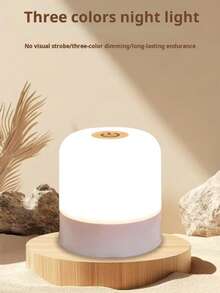 可充电LED夜灯，床头灯，触控操作，方便哺乳，护眼睡眠灯 - 白色 - 查看 4