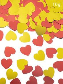 2pcs/Set New Heart-Shaped Paper Confetti, Suitable For Weddings, Proposals, Valentine's Day, Team Appreciation Parties, Anniversaries, Holidays And Other Celebrations. Includes Transparent Balloon Fillers. - Multicolor - View 9