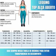 Women's Fitness Gym Set: Backless Top + Leggings - 寶藍色 - 查看 5