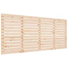 vidaXL Testiera da parete 166x3x91,5 cm in legno massello di pino - Castano - Visualizzare 3