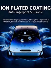 2 Packs Of Tempered Glass Screen Protectors For 16E/16ProMax/16Pro/15/15ProMax/14/13/12/11/ProMax/XS X/XR, Tempered Glass Screen Protectors, Fully Covered, 9H Hardness, Anti Fingerprint, And Scratch Resistant. ﻿ Screen Protection Essentials, Applicable To Daily Shield, Office, Home Daily Shield Office Home Phone Screen Protector Phone Accessories Waterproof Shockproof Anti-Fall - Transparent 2pcs - View 3