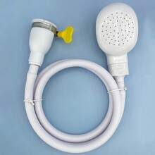 Portable Shower Head Offering 3m/2m/1m Lengths For Pet Bathing, Ideal For Home Use In Cleaning Cats And Dogs. Pet Store-Grade Quick-Connect Spray Head. Convenient Faucet Attachment For Shampooing. Multi-Purpose Kitchen/Bathroom Faucet Shower Head For Pet Bathing And Rinsing. - White - View 12