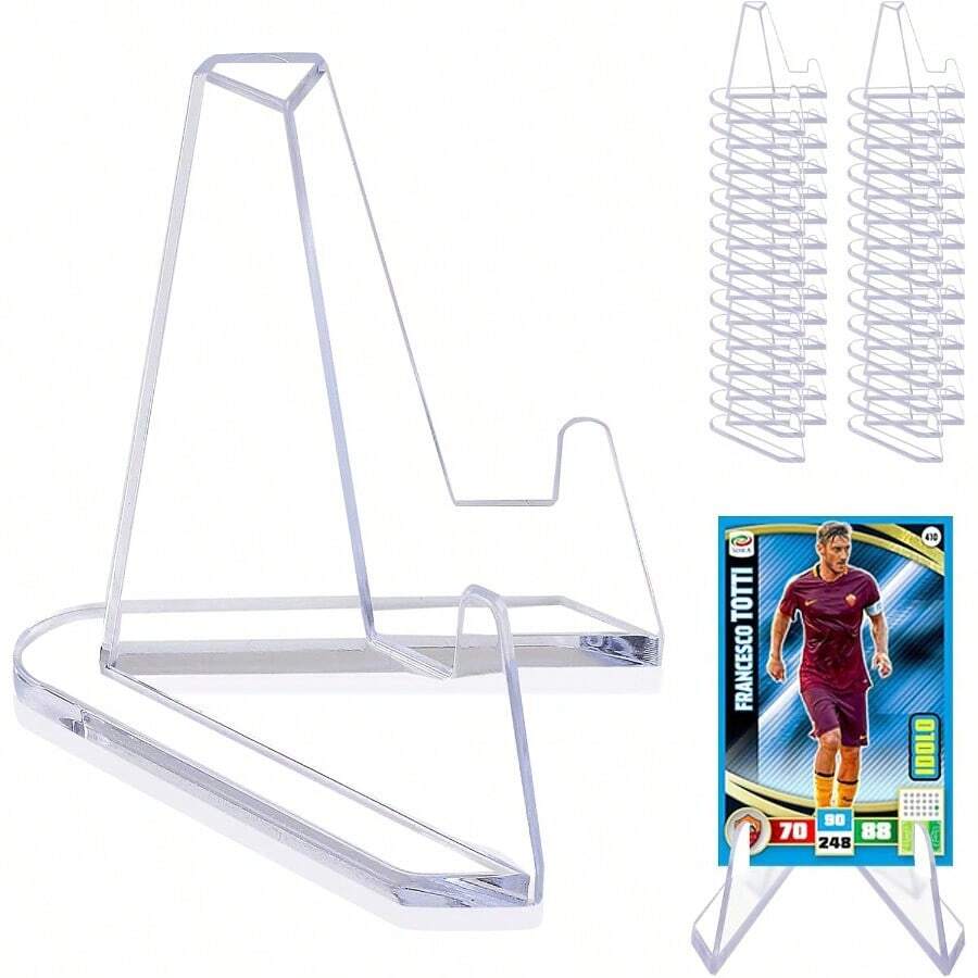 Vivinin 32Packs Card Display Stand Card Stand Card Stands For Sports Cards Trading Card Stand Acrylic Material 2.2 Inch Tall - 32 Pack | 2.2 Inch Tall - View 1